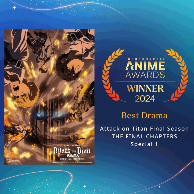 Best-drama-1 Lauréats des Crunchyroll Anime Awards 2024