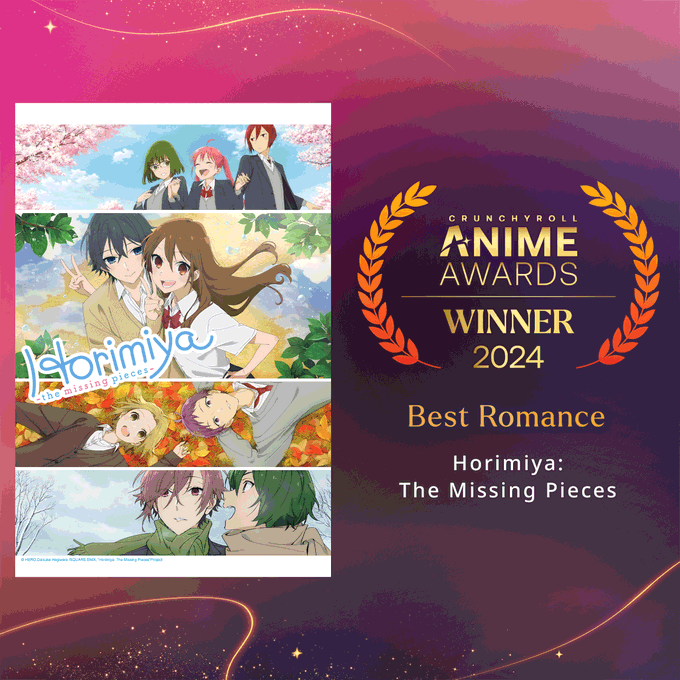 Best-romance-1 Lauréats des Crunchyroll Anime Awards 2024